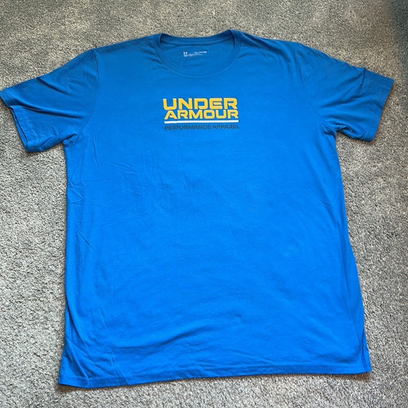 NWOT, never worn Under Armour XXL Men’s blue  t-shirt - Picture 4 of 5